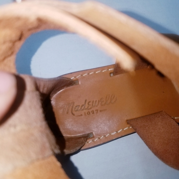 🌸 Madewell | Rowan Gladiator Brown‎ Leather Strap Sandals 7.5 - Picture 5 of 10